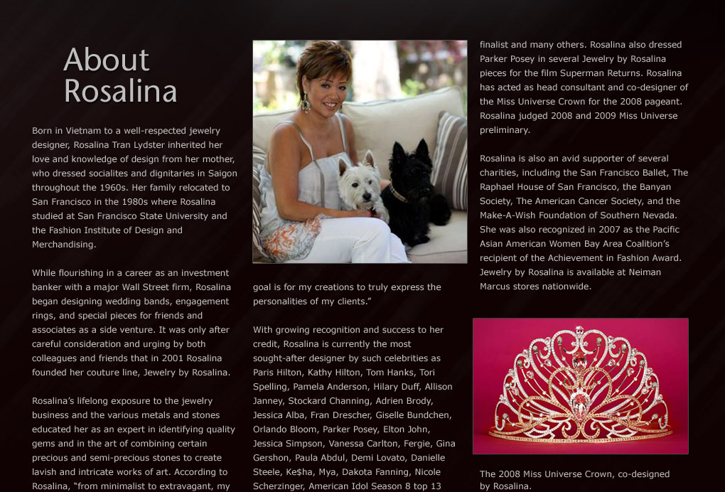 About Rosalina - Jewelry by Rosalina, Inc.